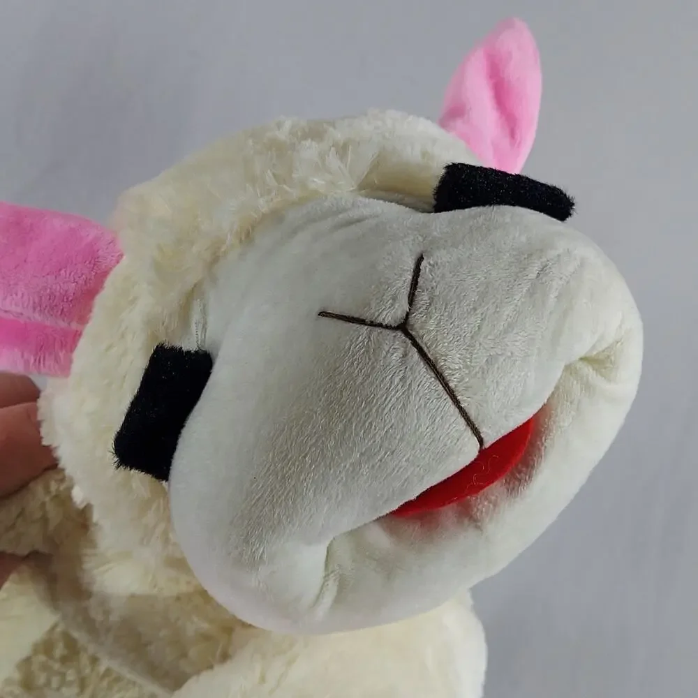 Lamb Chop Dog Plush Toy 24'' Jumbo Squeaky Soft Stuffed Pet Cuddle Chew Toy 2022